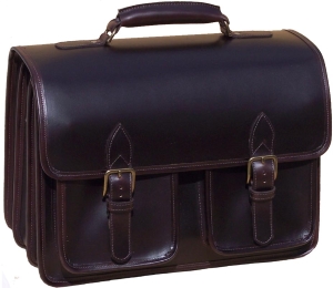 Leather Laptop Briefcase